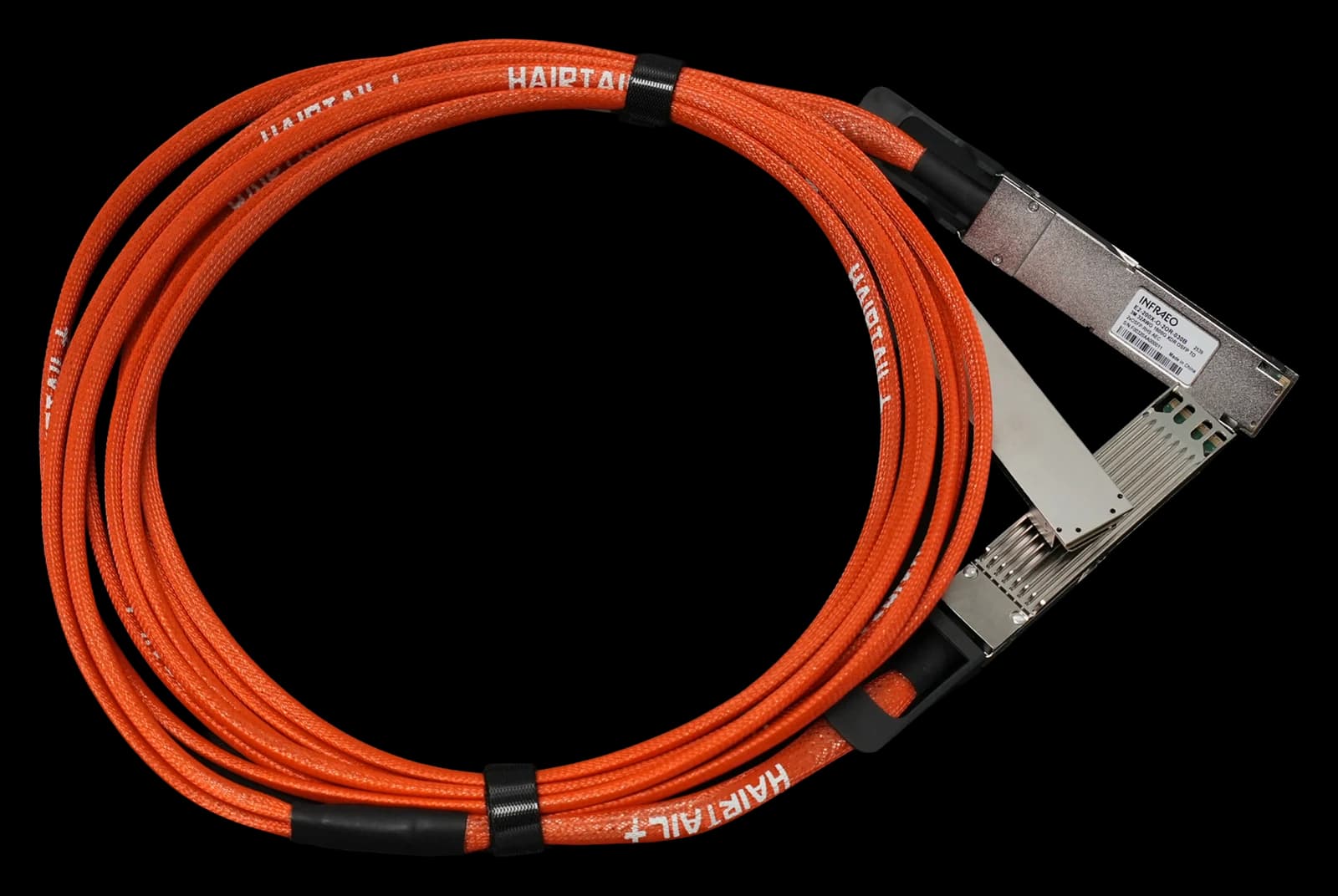 Infraeo 800G active electrical cable assembly.