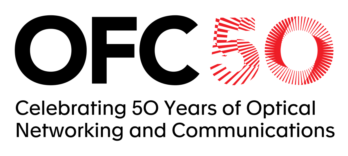 The OFC 50 conference logo.
