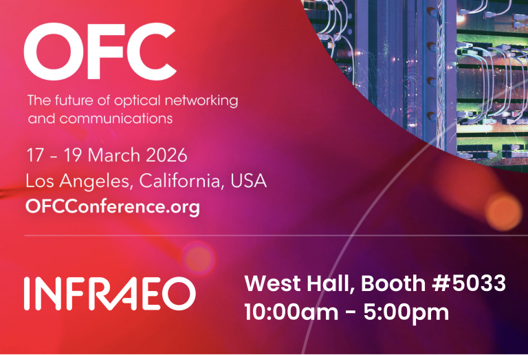 Infraeo Shwocasing Live 1.6T AEC at OFC 2026